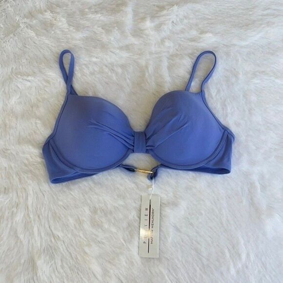 Maryan Mehlhorn UNDERWIRE Bikini TOP Sz 8 C - Picture 1 of 8